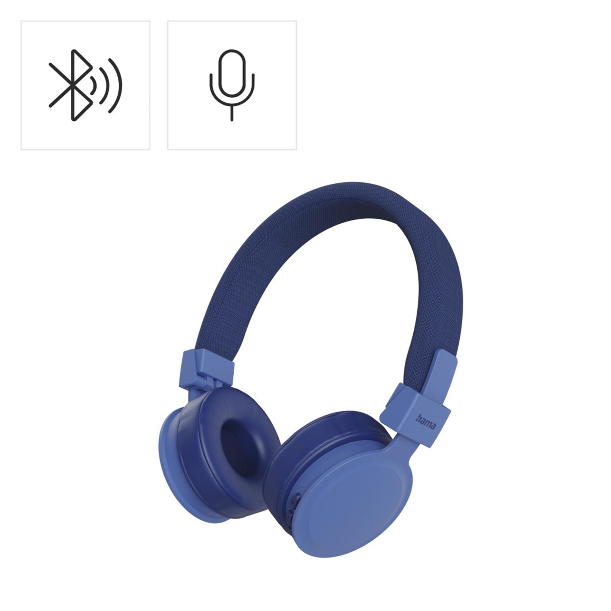 HAMA Bluetooth®-Kopfhörer Freedom Lit III, On-Ear, Blau 2/5