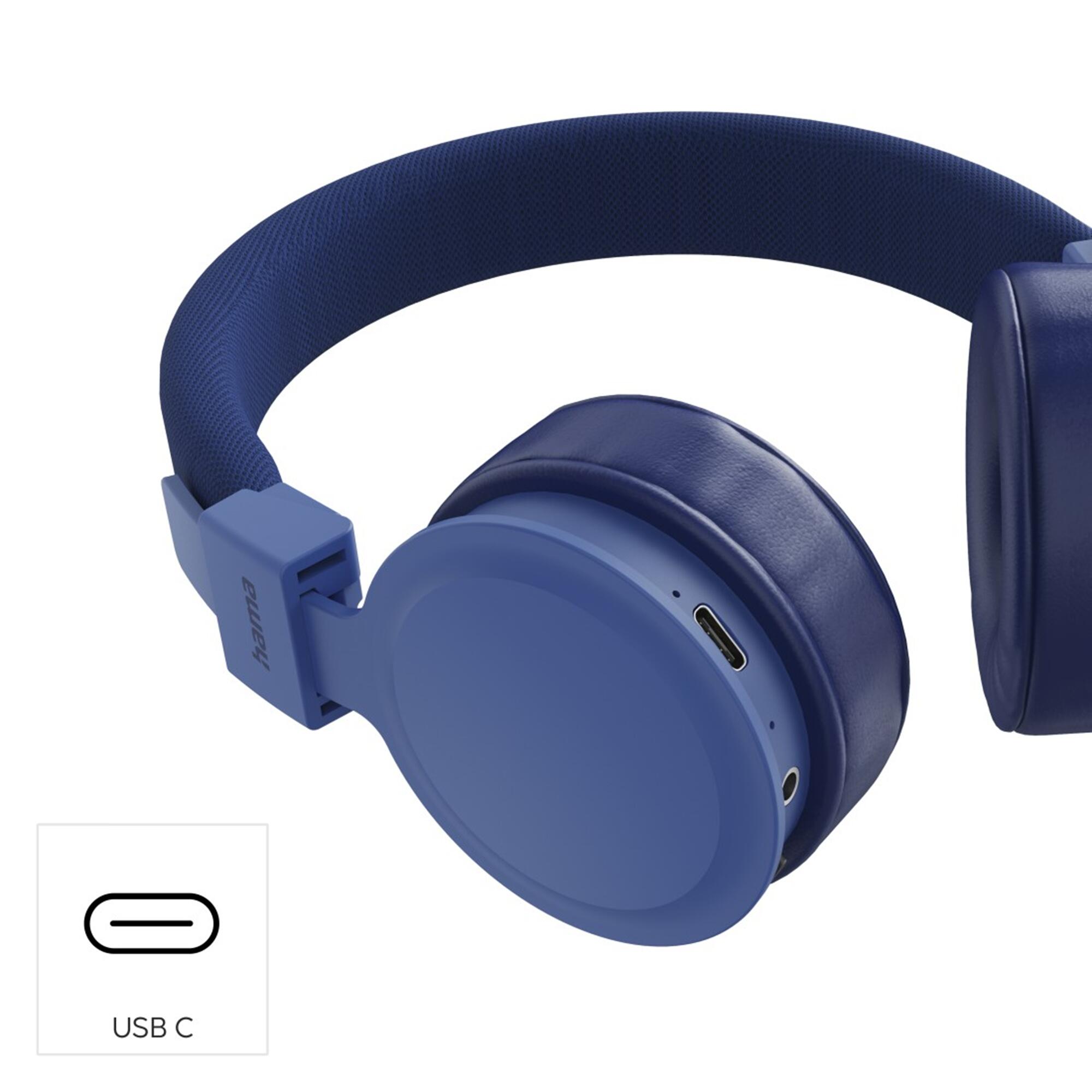 HAMA Bluetooth®-Kopfhörer Freedom Lit III, On-Ear, Blau 5/5