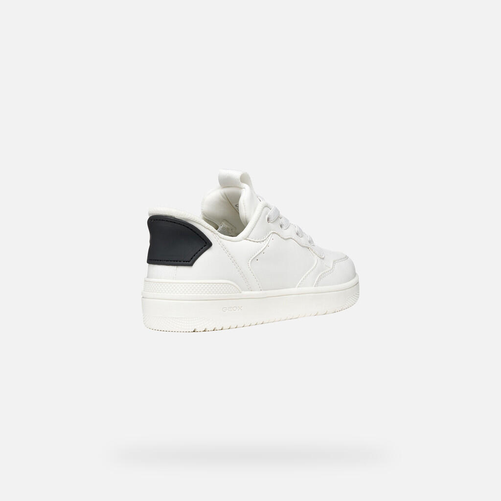 Baskets Garçon WASHIBA FAST IN BOY Blanc/Noir 5/7
