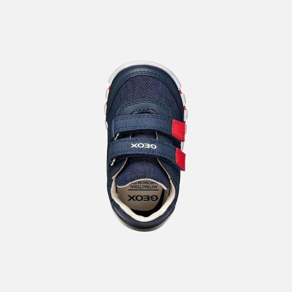 Premiers Pas Bébé Garçon IUPIDOO BABY BOY Bleu Marine/Rouge 7/7