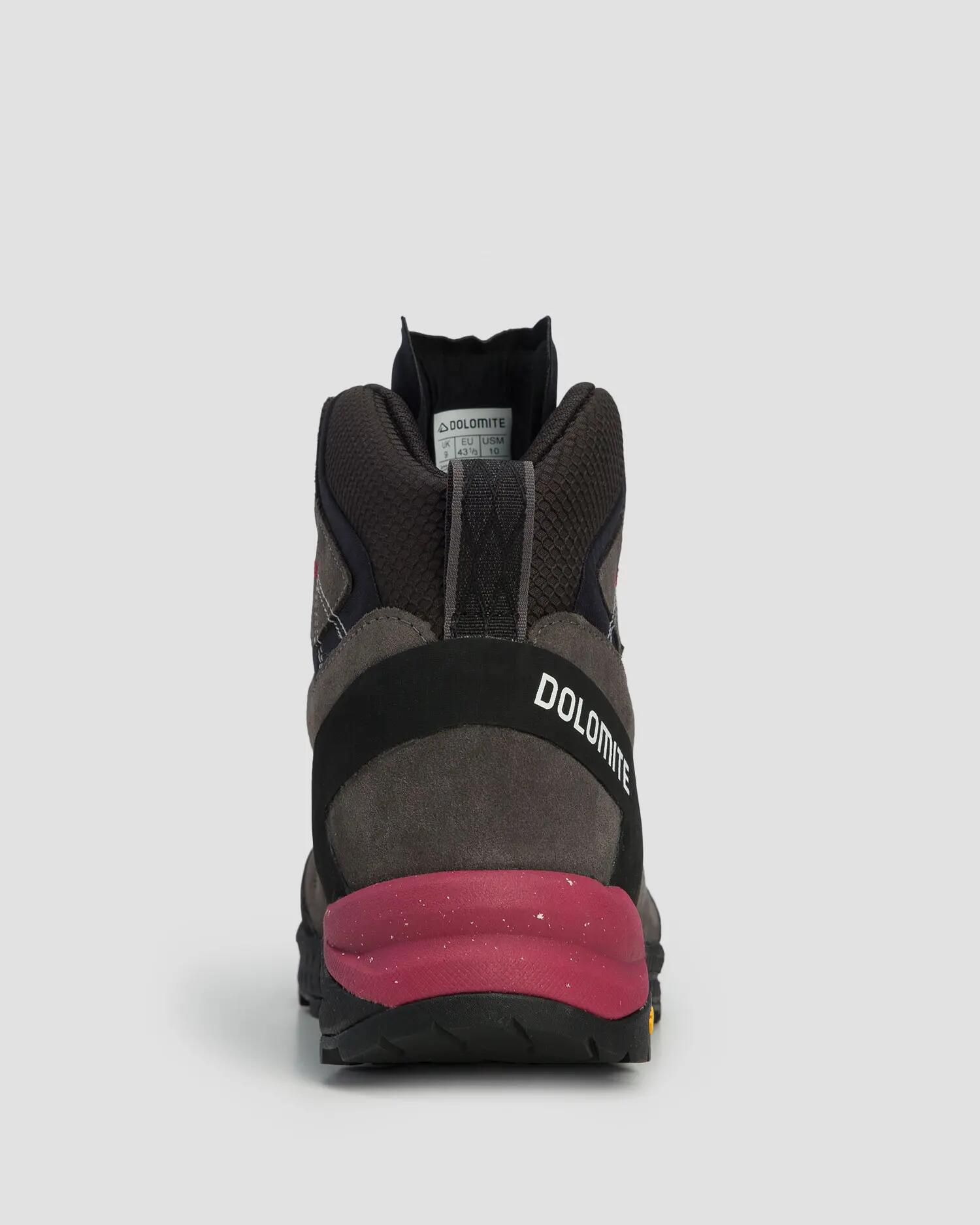 Buty męskie Dolomite CRODAROSSA LEATHER HIGH GTX IRON/GREY BLACK 6/7