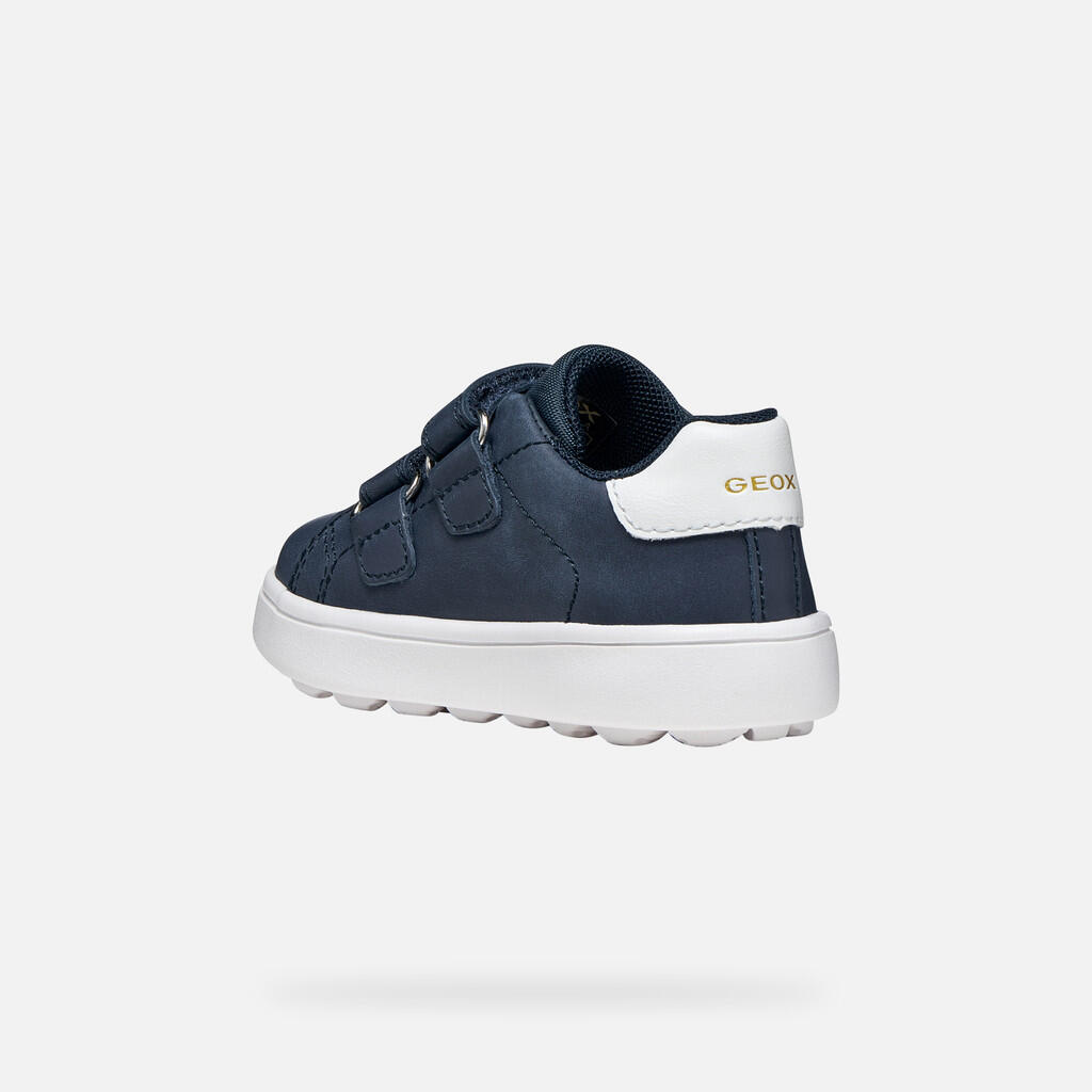 Baskets Bébé Garçon B MINICUB BOY Bleu Marine 4/7