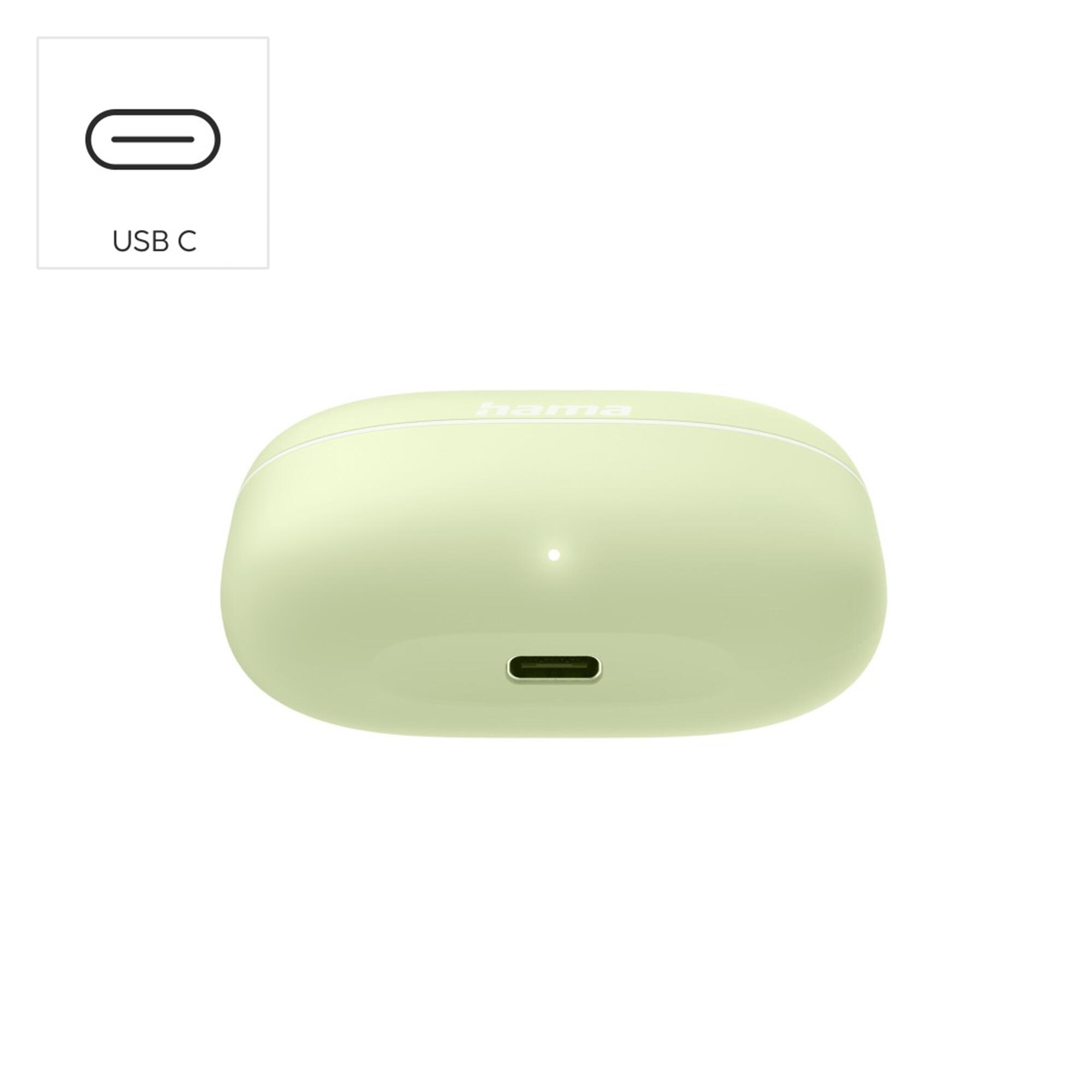 HAMA Bluetooth®-Kopfhörer Freedom Buddy II, TWS Earbuds, Grün 4/6