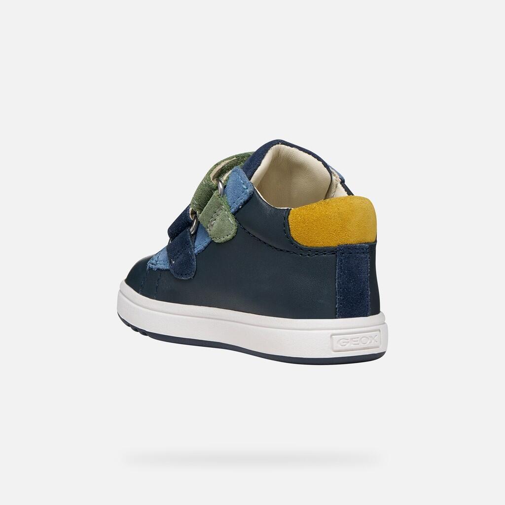 Premiers Pas Bébé Garçon B BIGLIA BOY Bleu Marine/Bleu Ciel Foncé 5/7