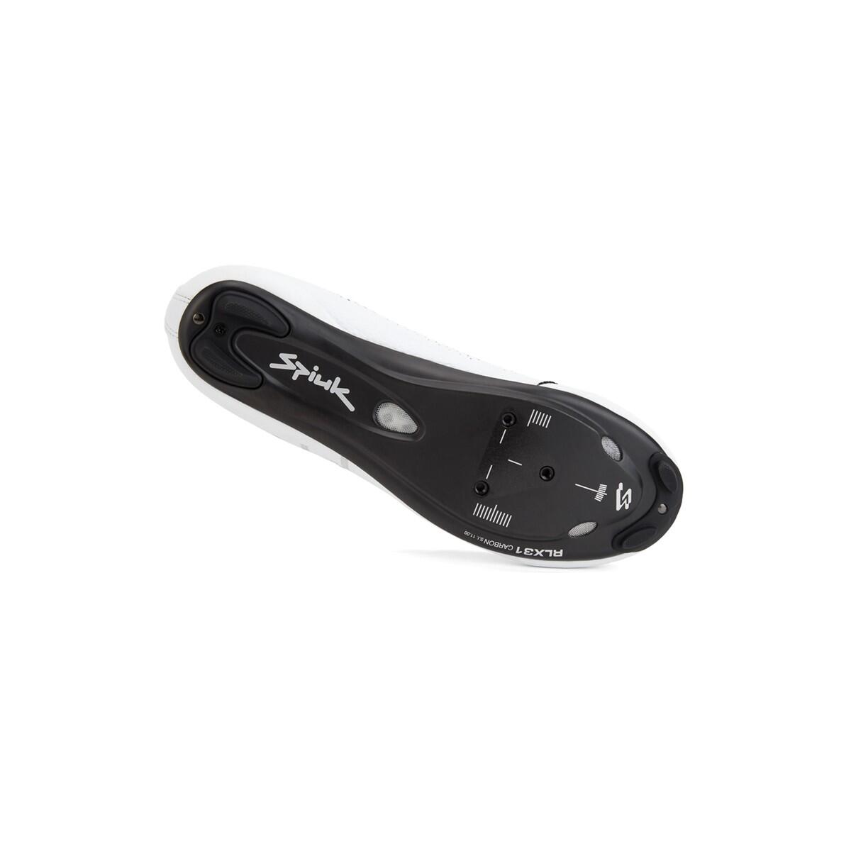 Zapatillas de ciclismo de carretera carbono unisex Profit Advance Spiuk blanco 2/3