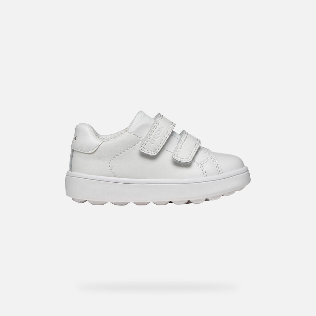 Baskets Bébé Garçon B MINICUB BOY Blanc 2/7