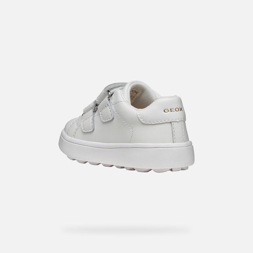 Baskets Bébé Garçon B MINICUB BOY Blanc 4/7