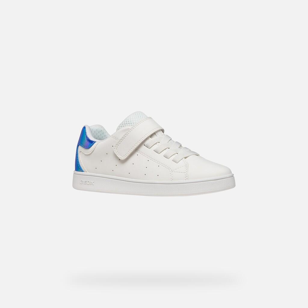Baskets Fille ECLYPER GIRL Blanc/Bleu Bleuet 4/7