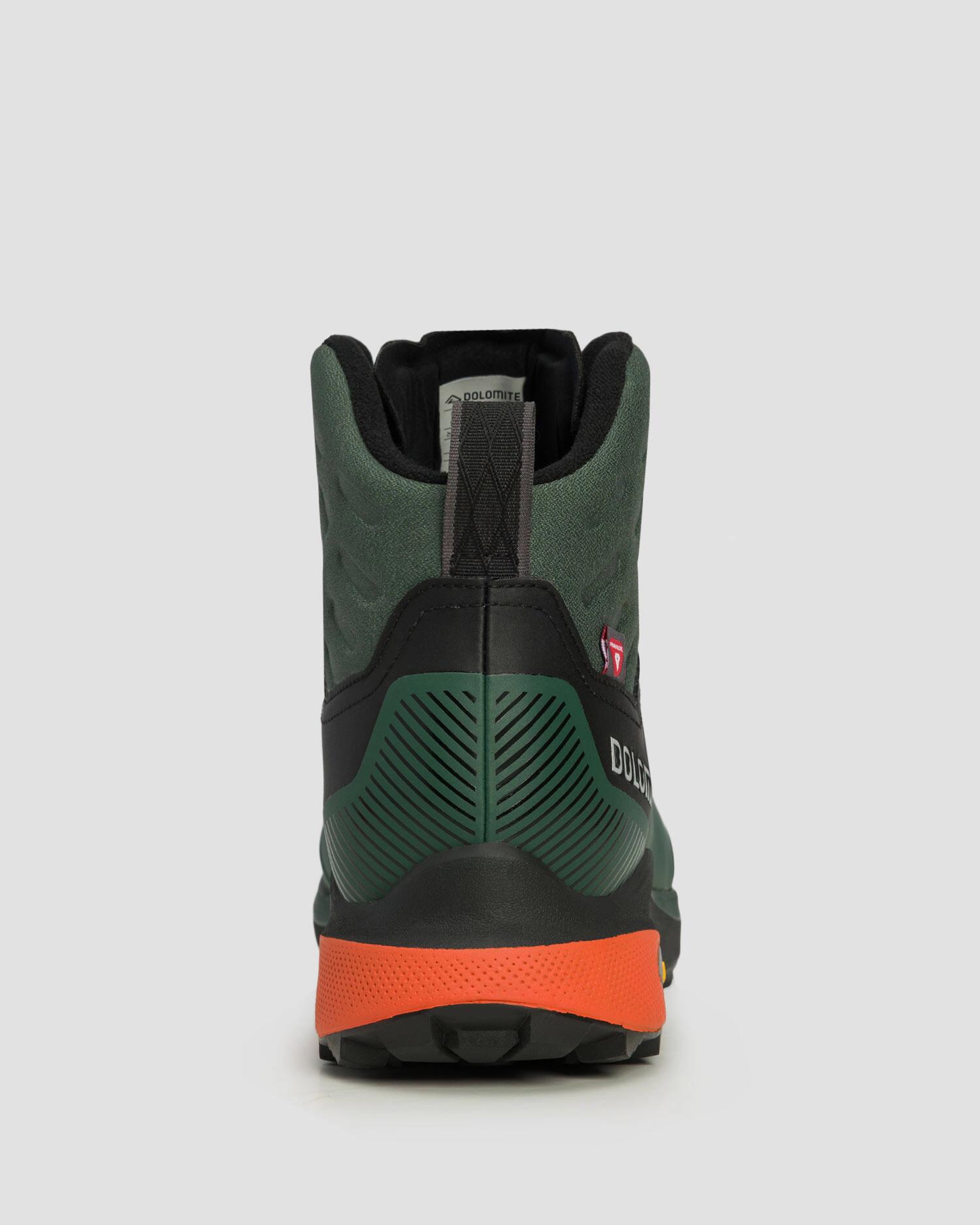 Wysokie ocieplone buty trekkingowe męskie Dolomite Nibelia Warm High WP zielony 4/7