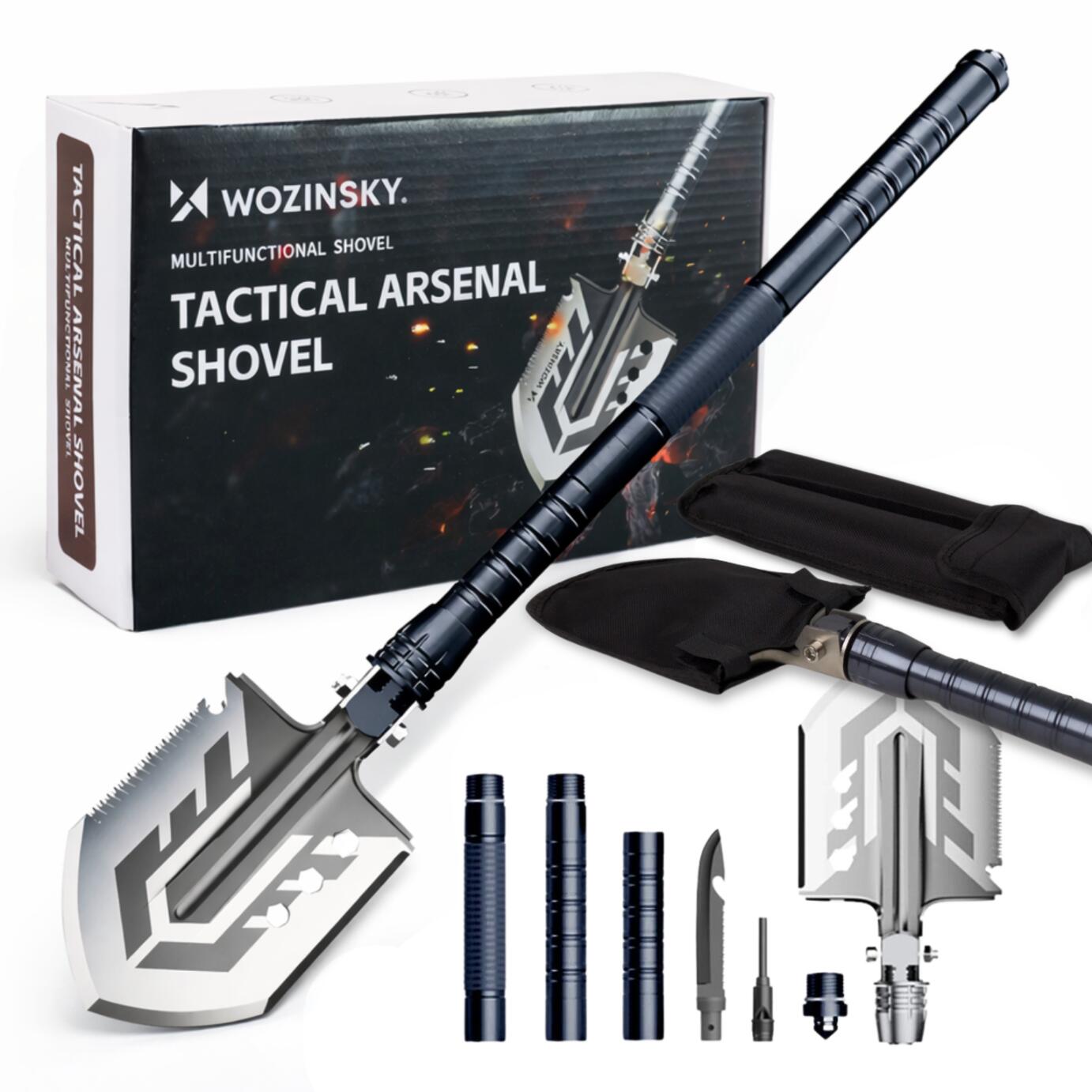 WOZINSKY Skládací lopatka pro survival a bushcraft outdoor Wozinsky