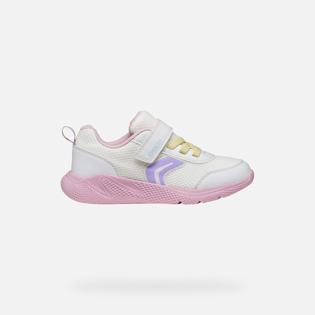Baskets Fille SPRINTYE GIRL Blanc/Rose 2/7