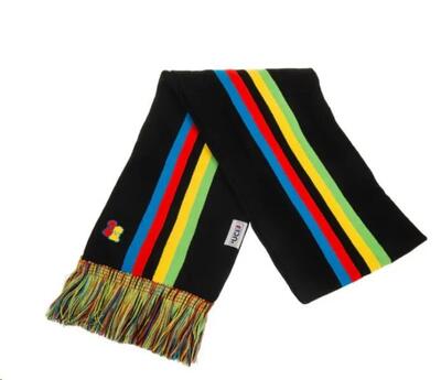 Sjaal big bobble hats uci rainbow zwart