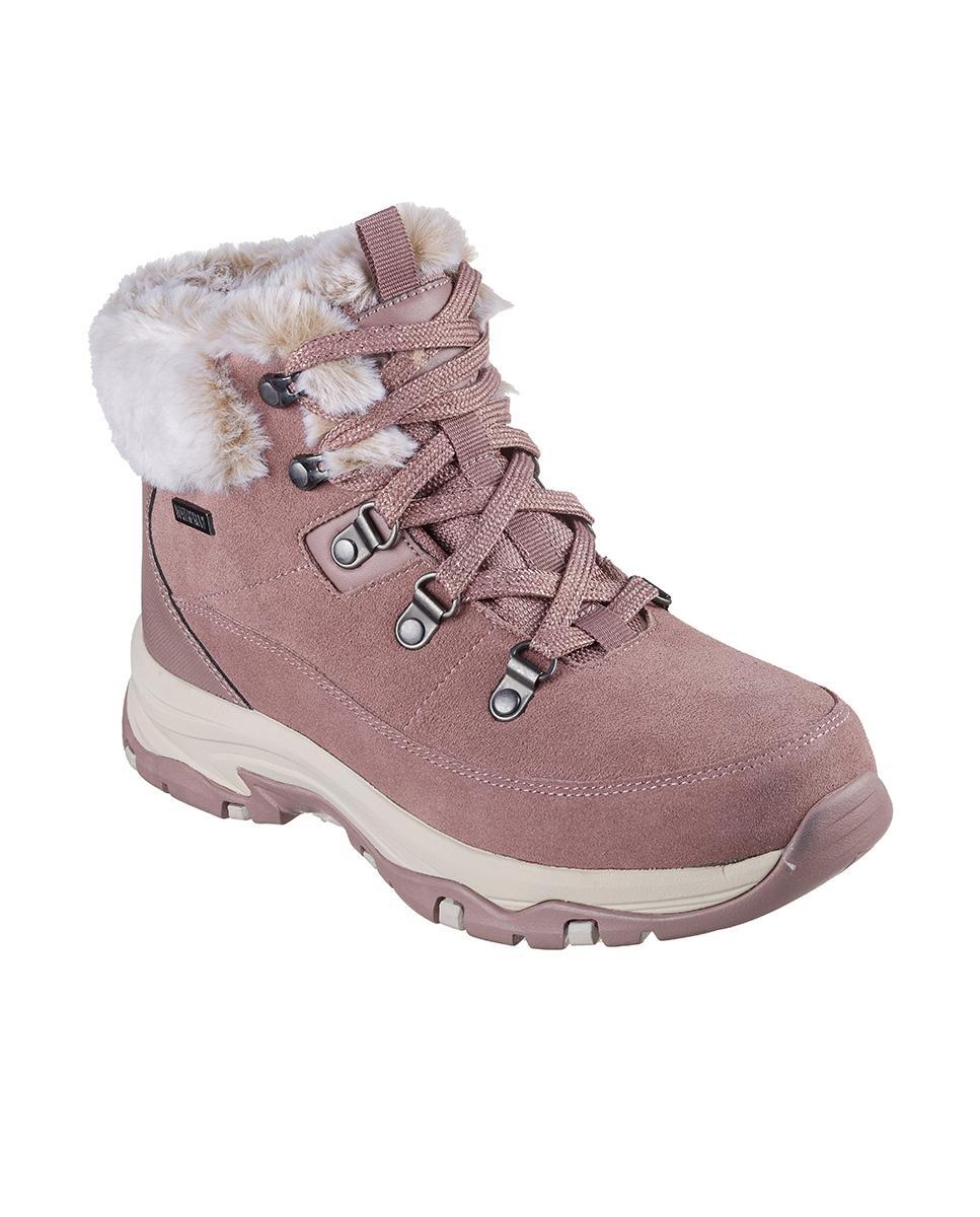 Botines Skechers Mujer Trego - Snow Worries rosas 2/7
