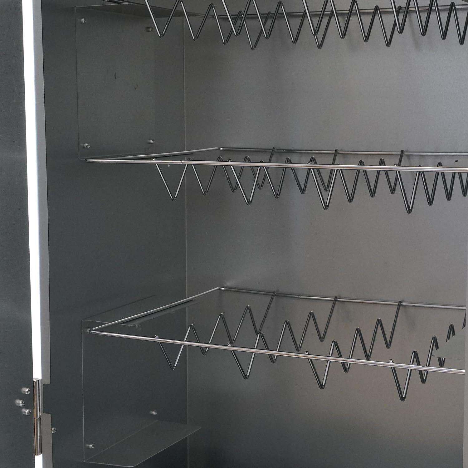Rookoven met schijf - Hoogte 120cm - Vis & vlees - Hout/Gas/Electrisch 6/7