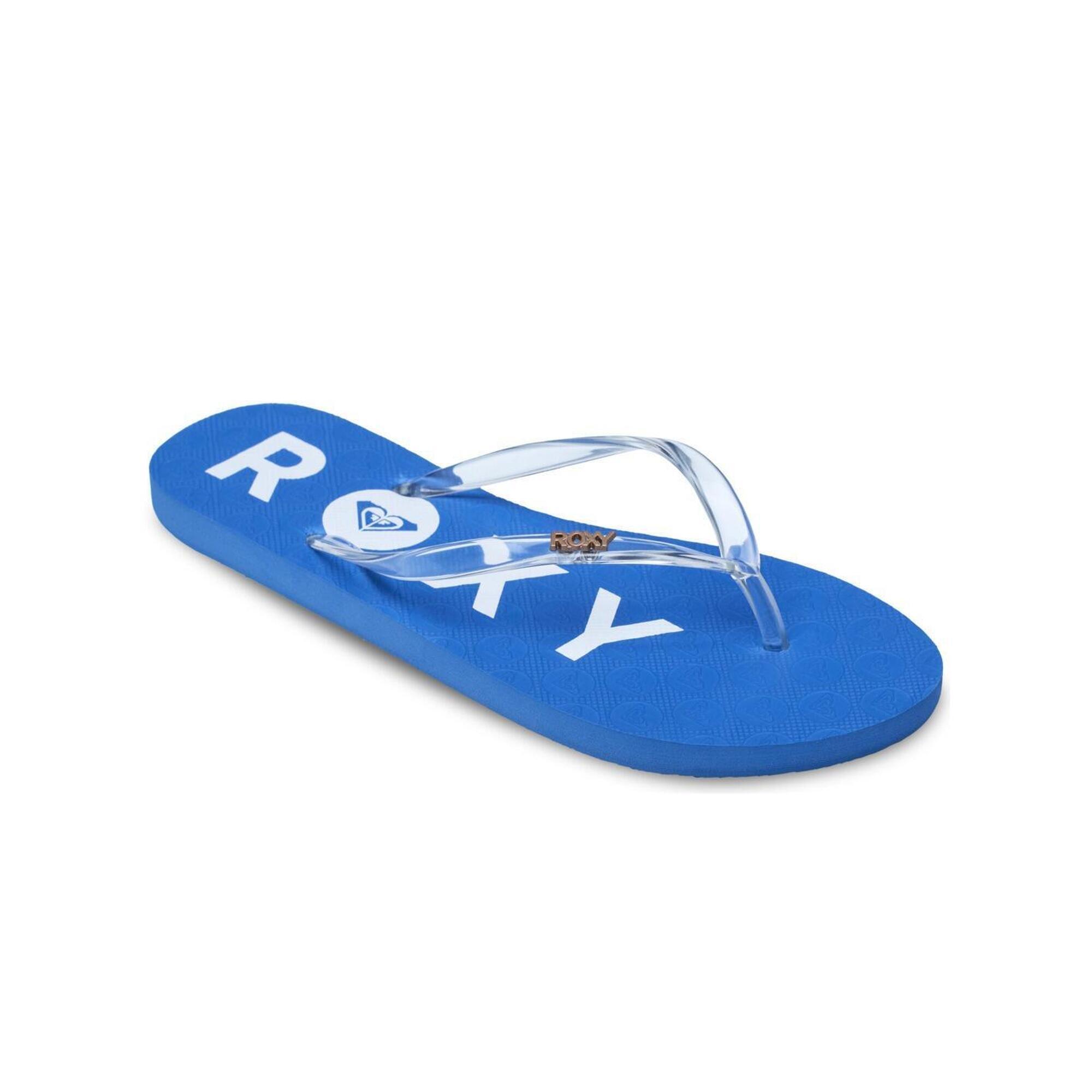 Roxy - Tongs Viva Jelly Bleu Femme - Sandales - Bleu - Decathlon