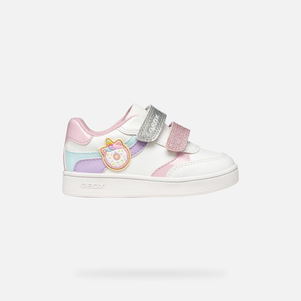 Baskets Bébé Fille B ECLYPER GIRL Blanc/Lilas Clair 2/7