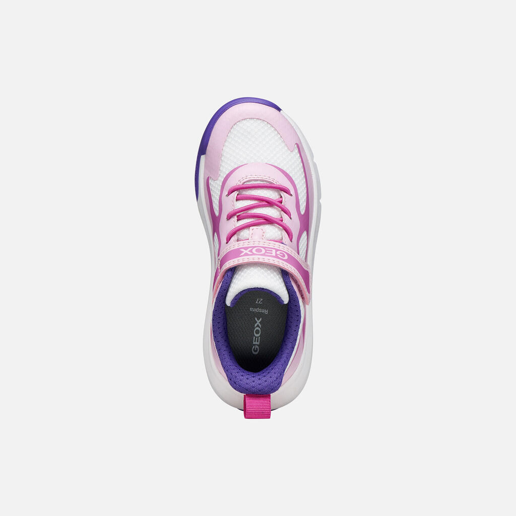Baskets Fille Baskets Geox J65PAC Rose Geox 6/7
