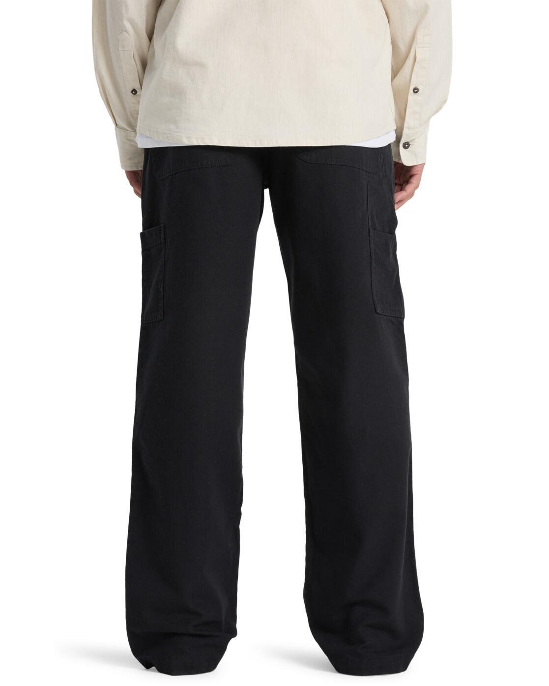 Pantalon workwear en toile CARPENTER Noir Homme 2/4