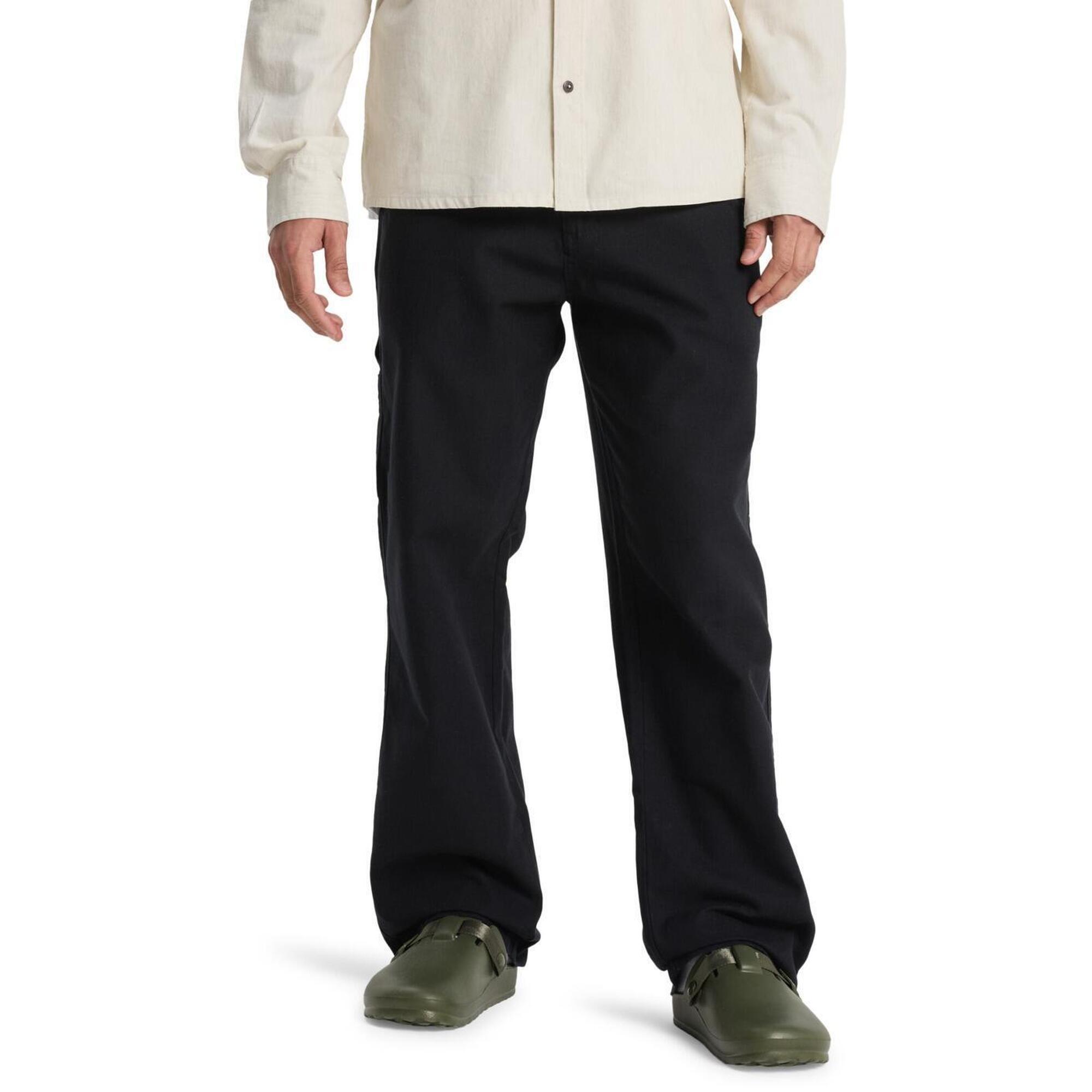 Quiksilver - Pantalon Workwear En Toile Carpenter Noir Homme - Pantalons - Noir - Decathlon