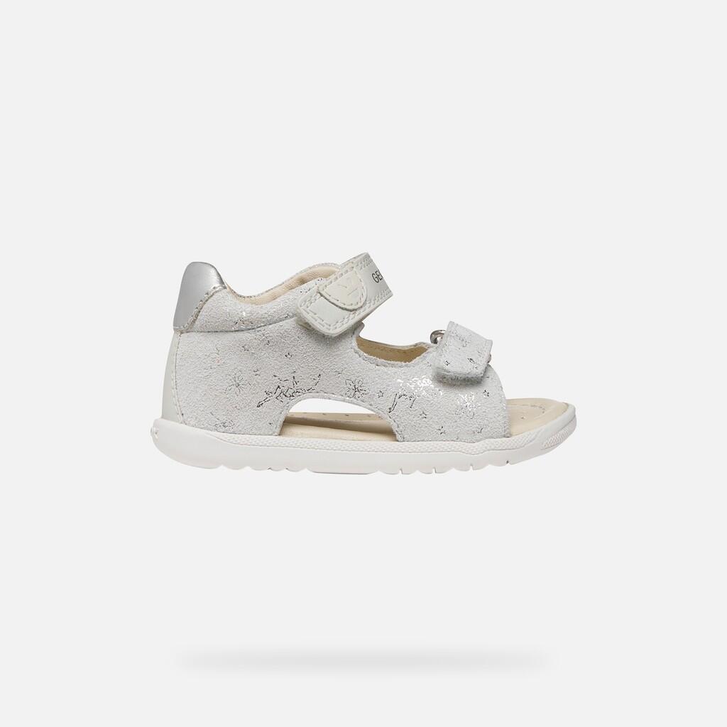 Sandales Bébé Fille SANDAL MACCHIA BABY GIRL Blanc Cassé/Argent 2/7