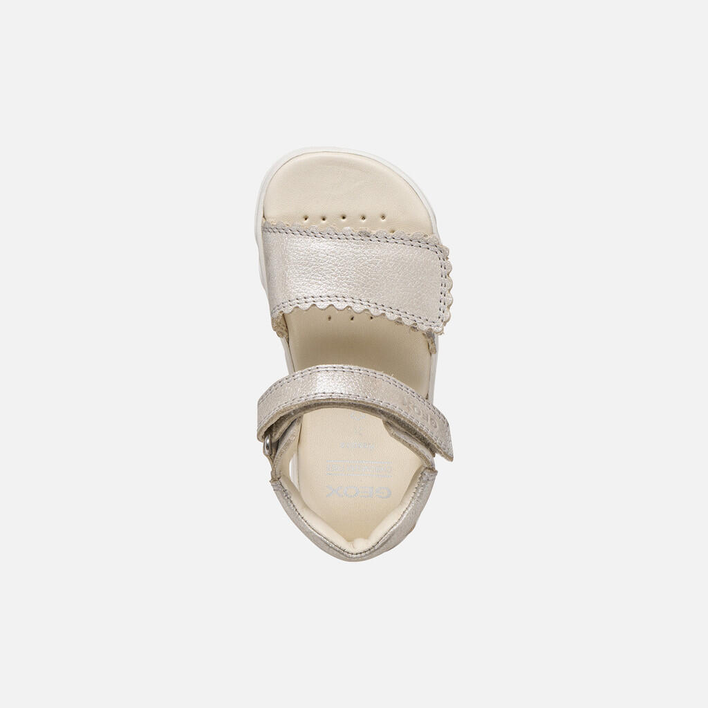 Sandales Bébé Fille B SANDAL STEPPIEUP GIRL Beige 6/7