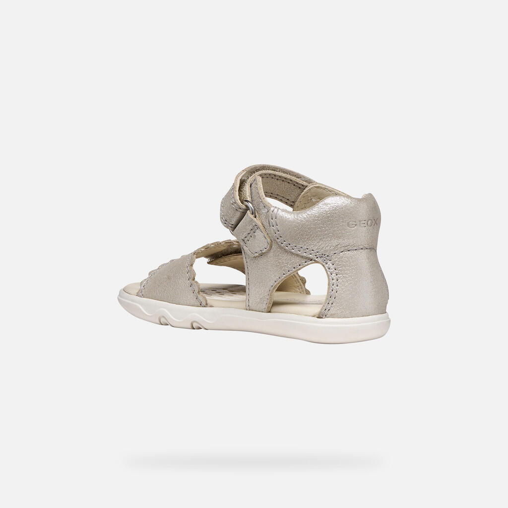 Sandales Bébé Fille B SANDAL STEPPIEUP GIRL Beige 4/7