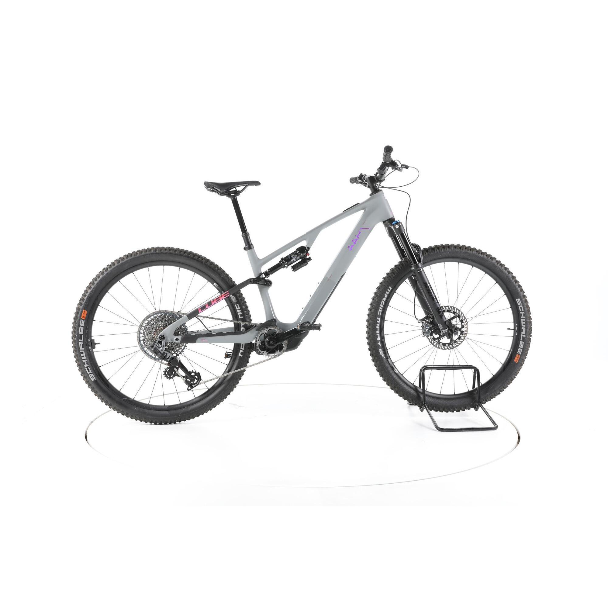 Cube - Reconditionné - Cube Ams Hyb. One44 C:68x Tm Vélo Électrique Vtt  - Très Bon - Vélo Tout Terrain - Gris - Grand - Decathlon