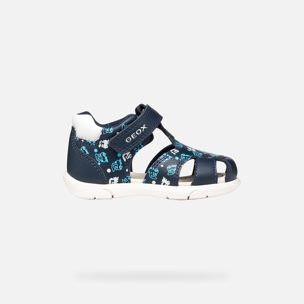 Premiers Pas Bébé Garçon B SANDAL ZAPITO BOY Bleu Marine Foncé/Blanc 2/7