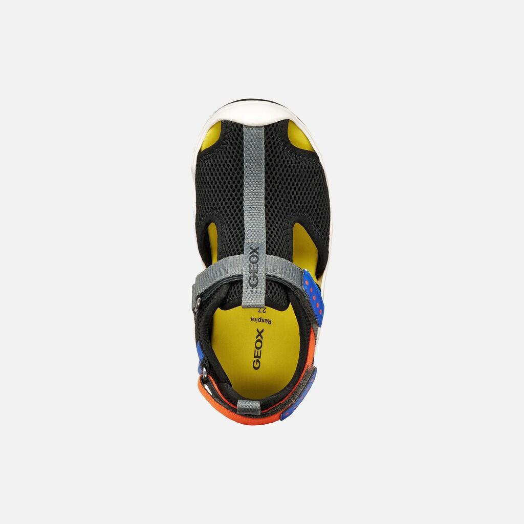 Sandales Garçon WADER BOY Noir/Orange 7/7