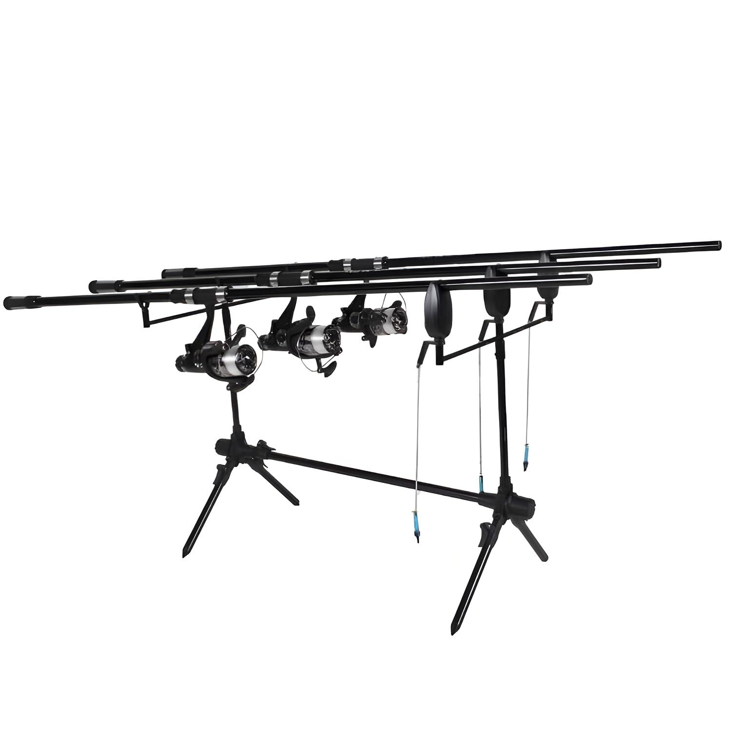 Karperhengelset 3-rod - Incl. Hengel - Molen - Lijn - Accessoires 2/7