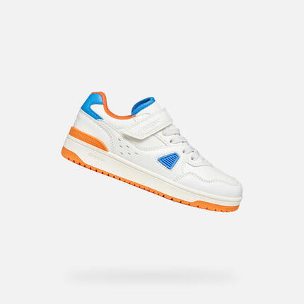 Baskets Garçon WASHIBA BOY Blanc/Orange