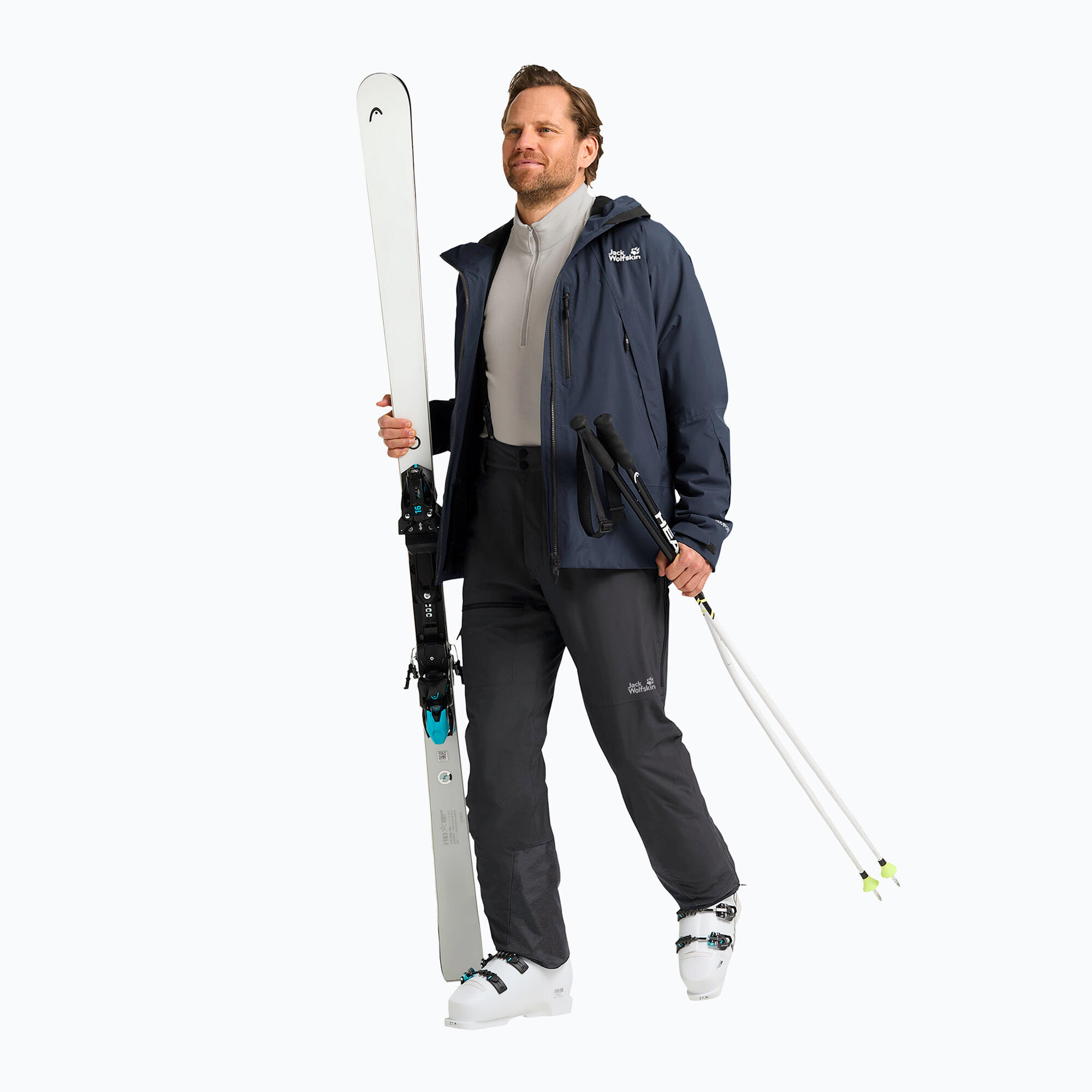 Spodnie narciarskie męskie Jack Wolfskin Flowline Pro 2L Ins 2/7