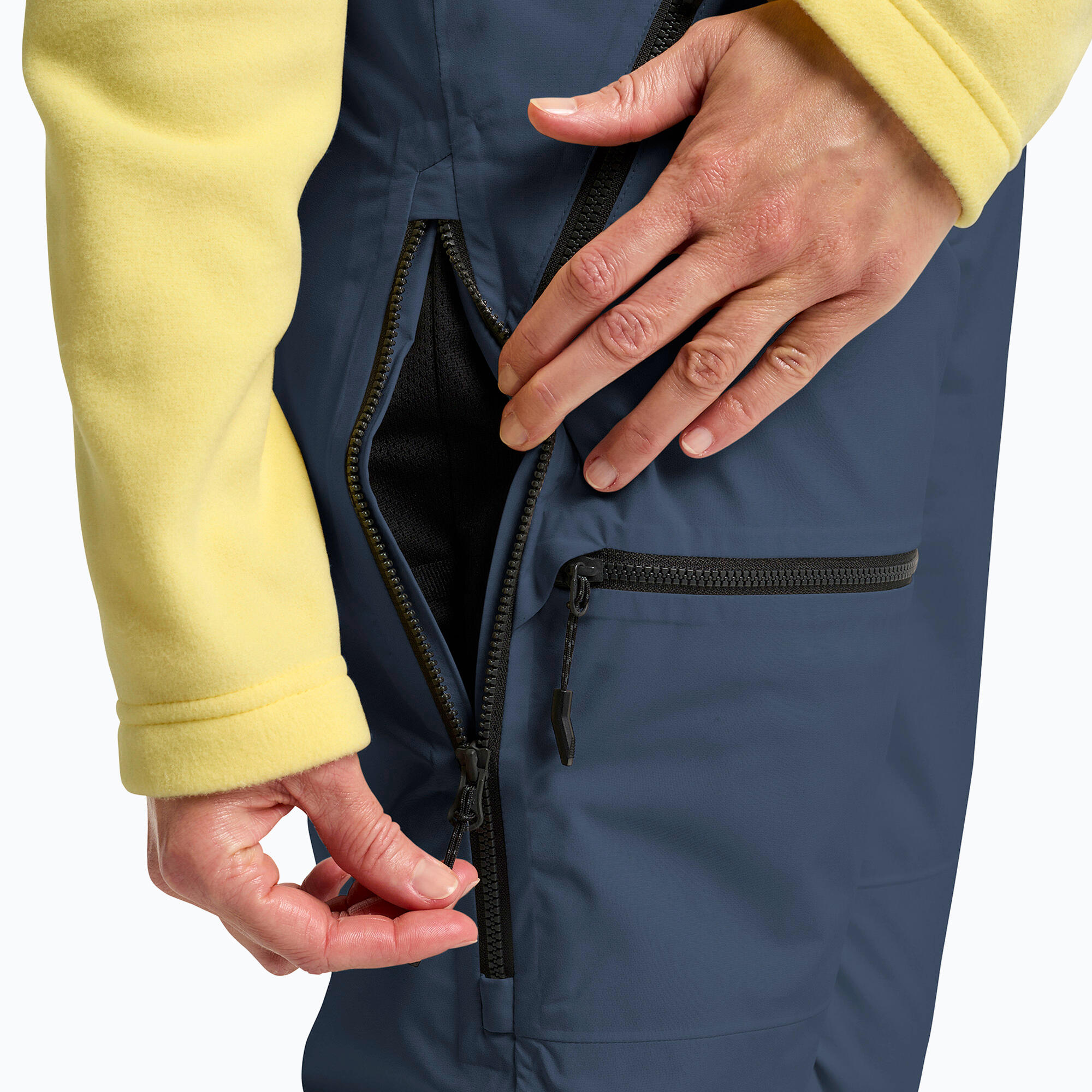 Pantaloni da sci da donna Jack Wolfskin Flowline Pro 2L Ins 6/7