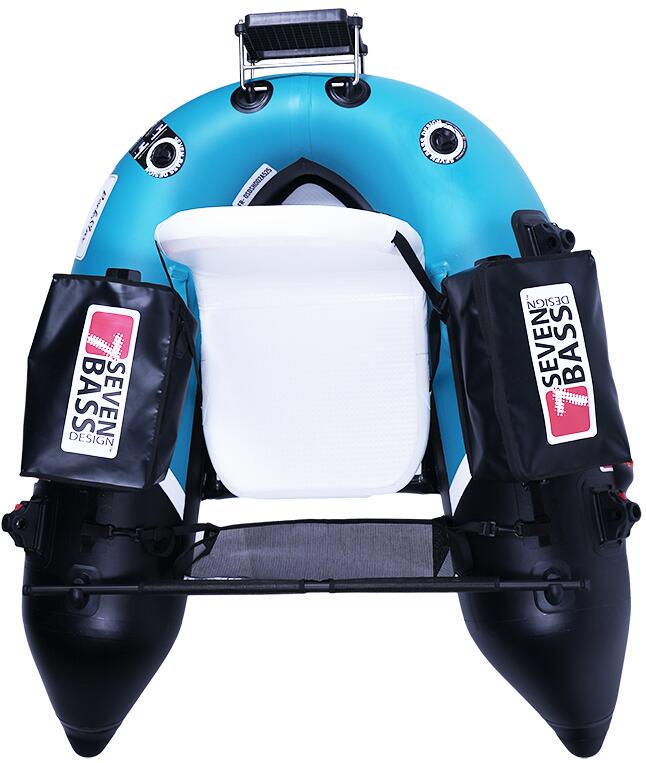 Float tube ROCKSTAR - BLACK WHITE SEAFOAM 3/7