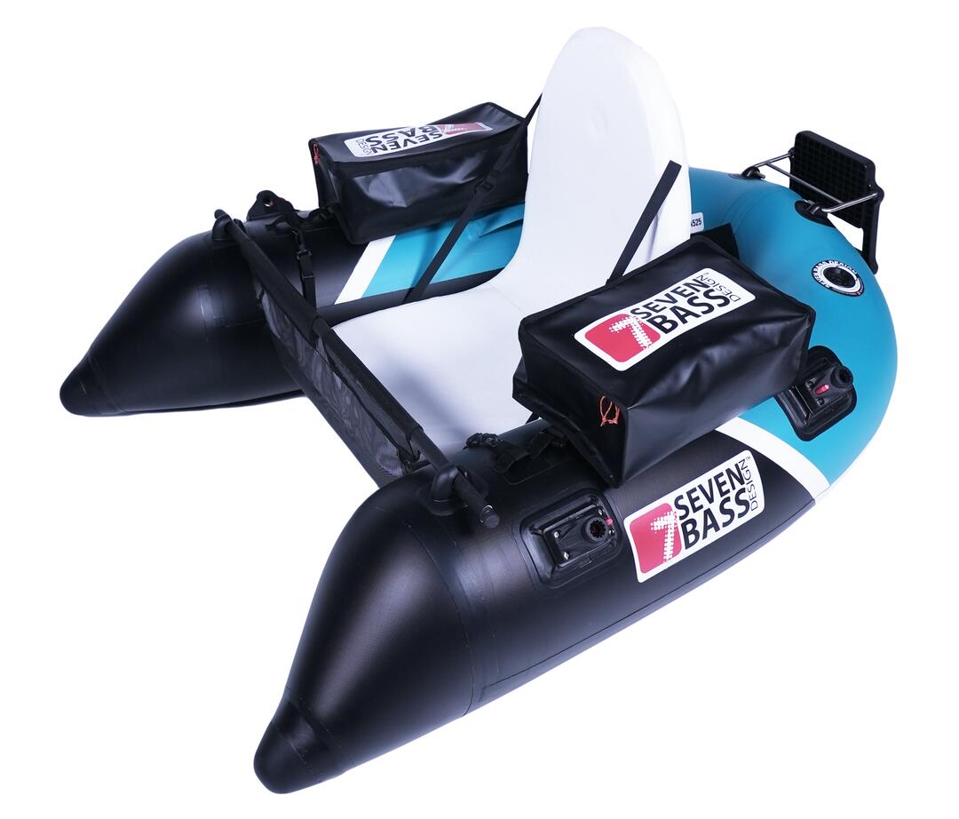Float tube ROCKSTAR - BLACK WHITE SEAFOAM 2/7