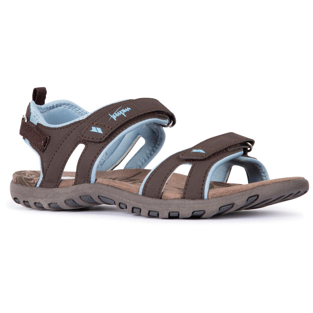 Womens Traction Outsole Cushioned Moulded Footbed Sandals  - Serac