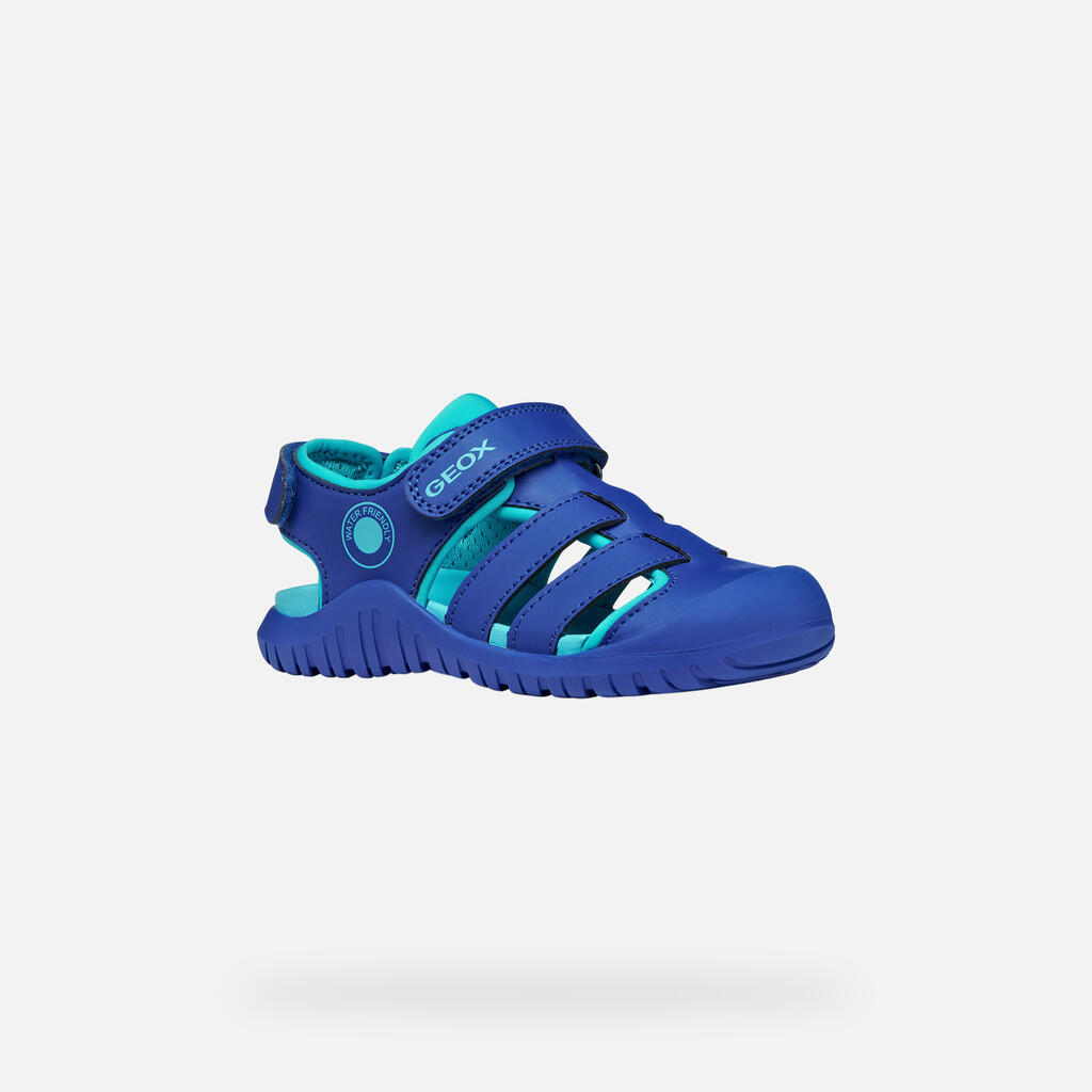 Sandales Garçon S. FUSBETTO PRO BOY Bleu Roi/Bleu Clair 4/7