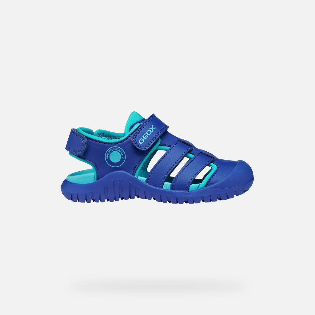 Sandales Garçon S. FUSBETTO PRO BOY Bleu Roi/Bleu Clair 2/7