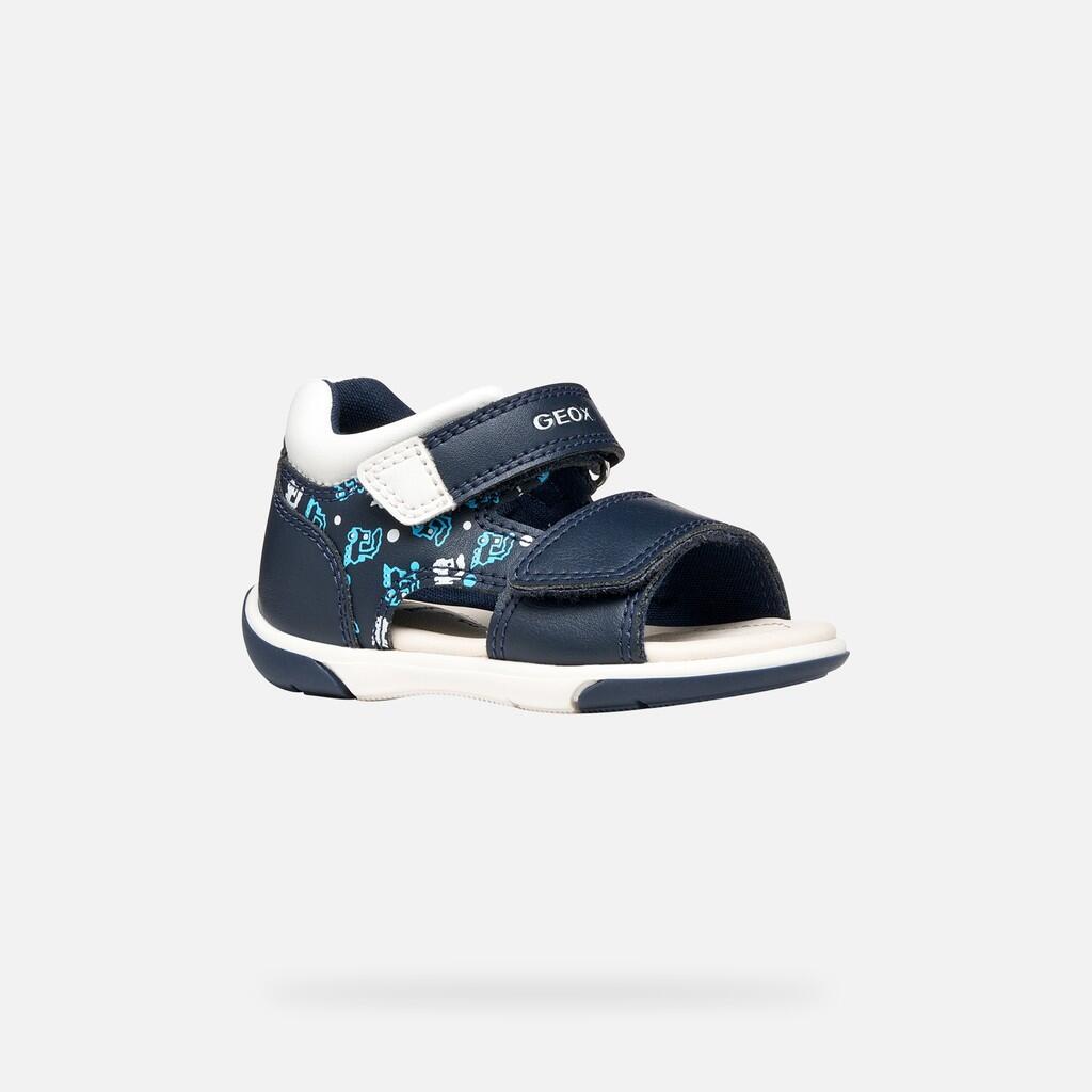 Sandales Bébé Garçon SANDAL ZAPITO BABY BOY Bleu Marine Foncé/Blanc 4/7