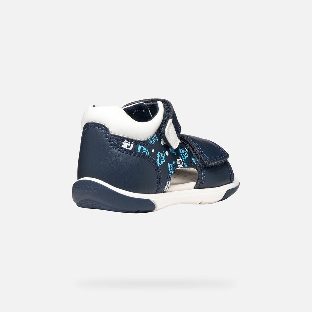 Sandales Bébé Garçon SANDAL ZAPITO BABY BOY Bleu Marine Foncé/Blanc 6/7