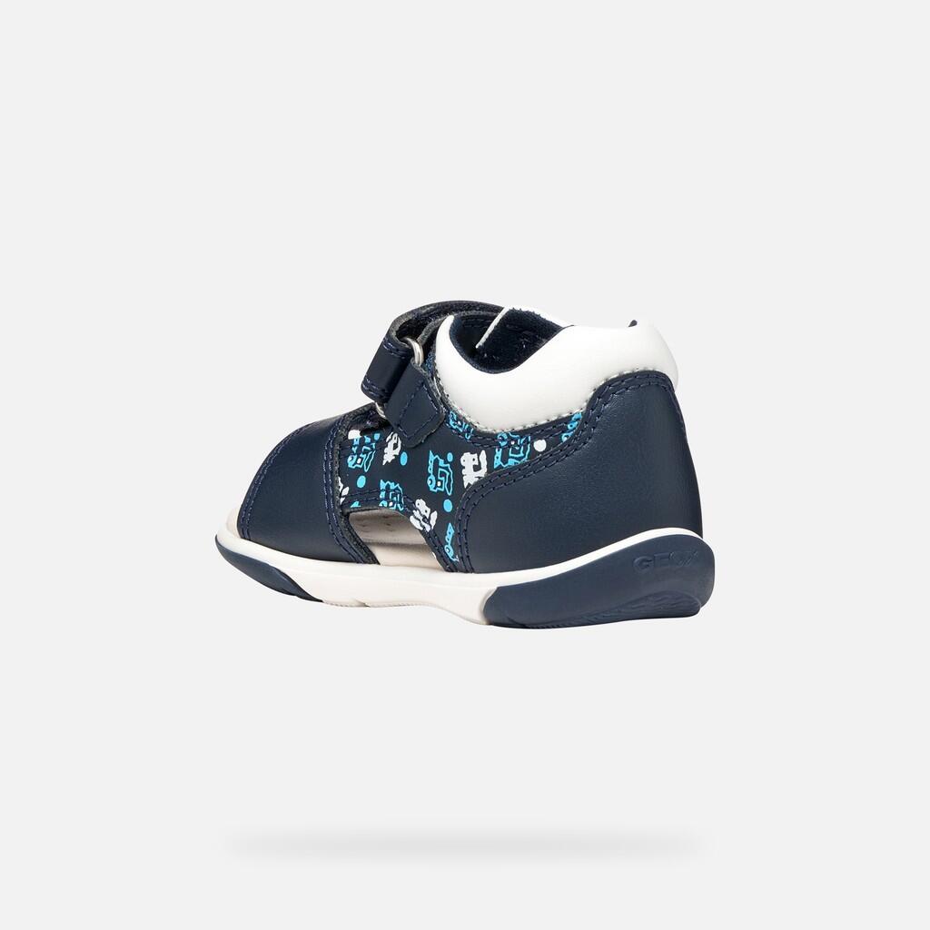 Sandales Bébé Garçon SANDAL ZAPITO BABY BOY Bleu Marine Foncé/Blanc 5/7