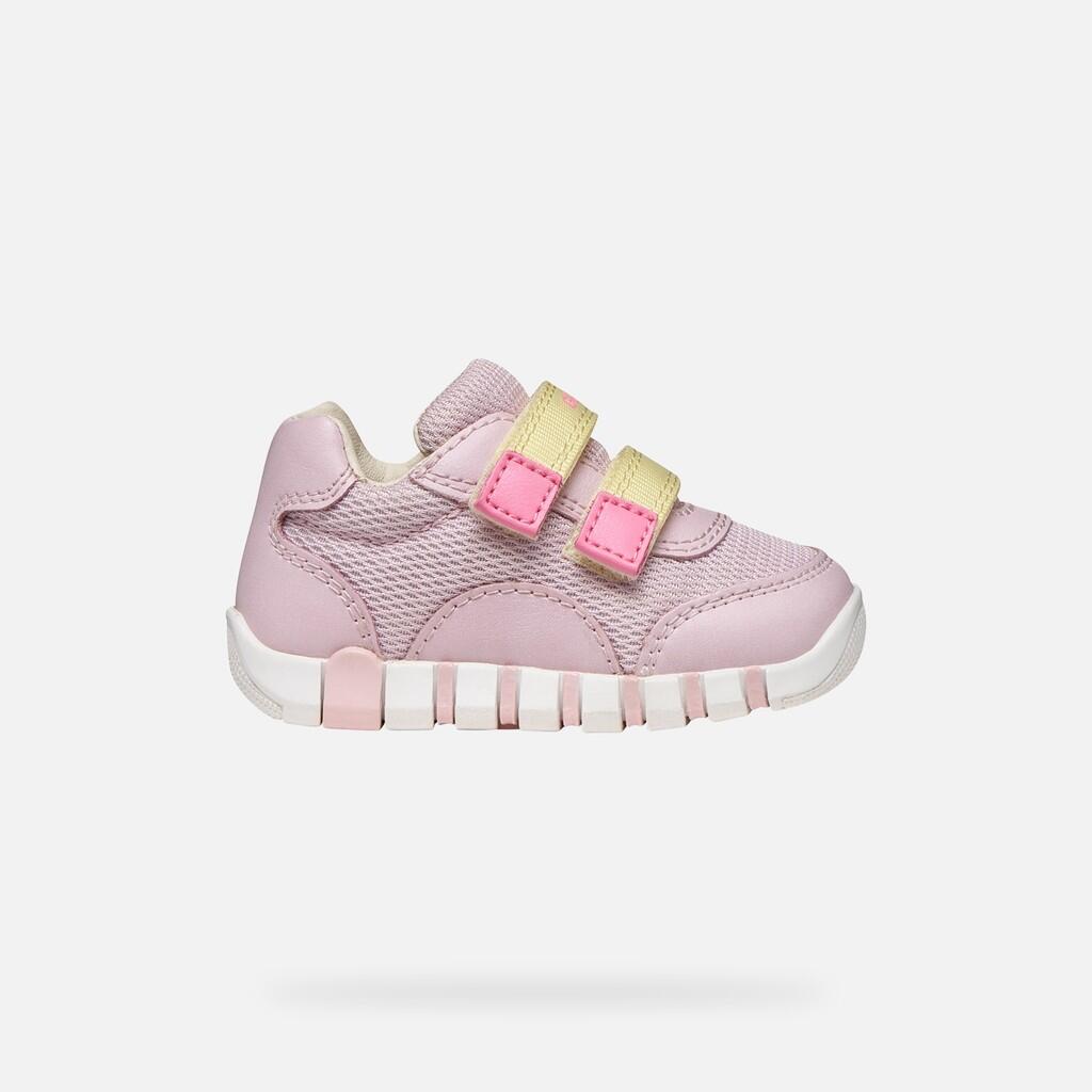 Premiers Pas Bébé Fille IUPIDOO BABY GIRL Rose/Jaune Clair 2/7