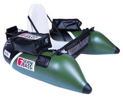 Float tube Seven Bass ROCKSTAR - KAKI WHITE BLACK