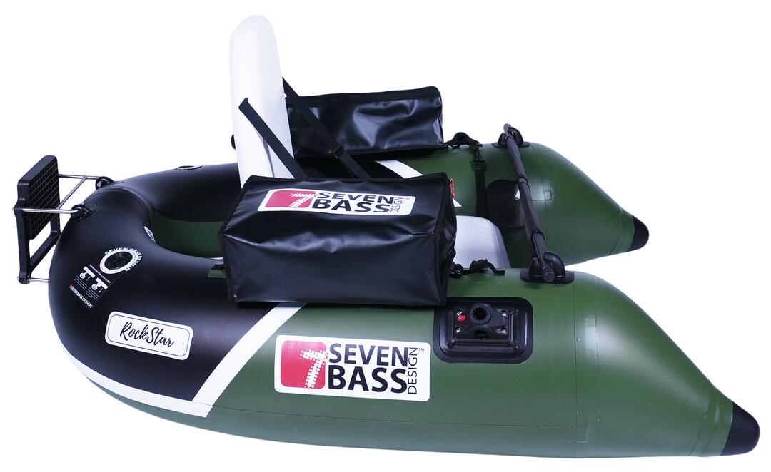 Float tube ROCKSTAR - KAKI WHITE BLACK 4/7