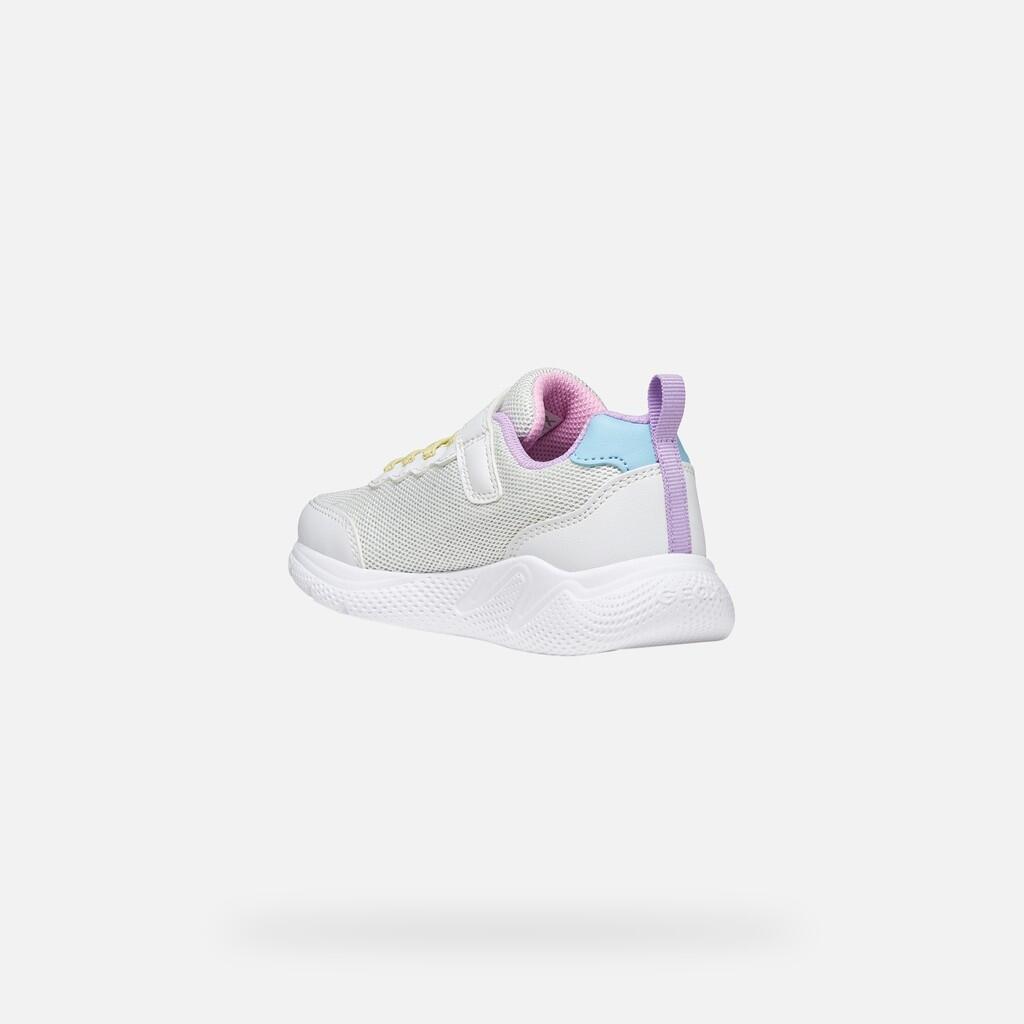 Baskets Fille J SPRINTYE GIRL Blanc/Multicolore 5/7
