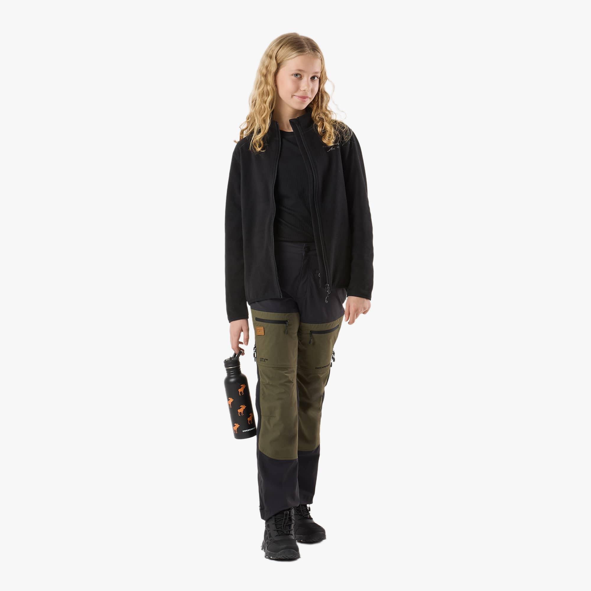 Junior wandelbroek outdoor winddicht ademend Lofoten Stretch Pants 3/7
