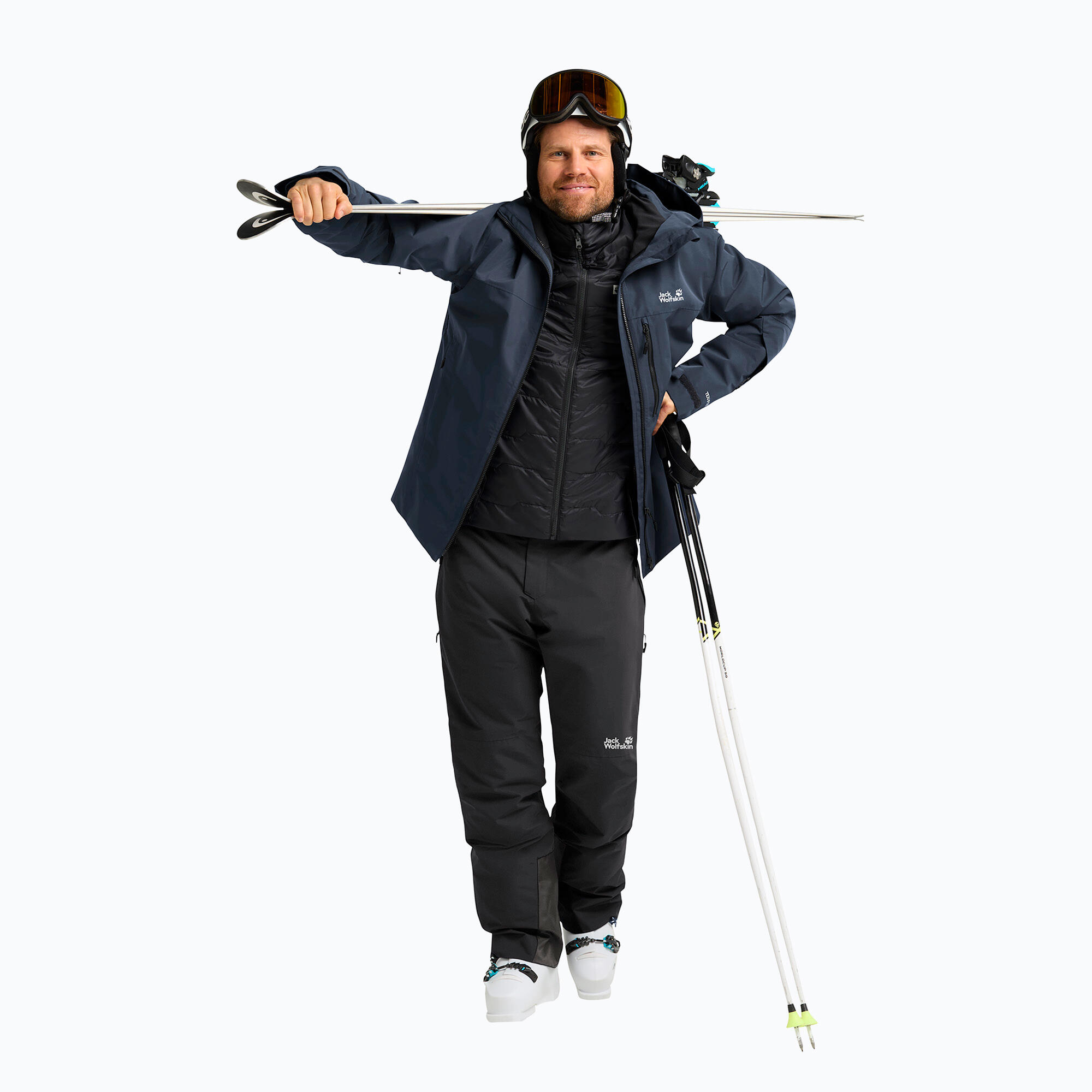 Heren skibroek Jack Wolfskin Flowline 2L Ins 2/7