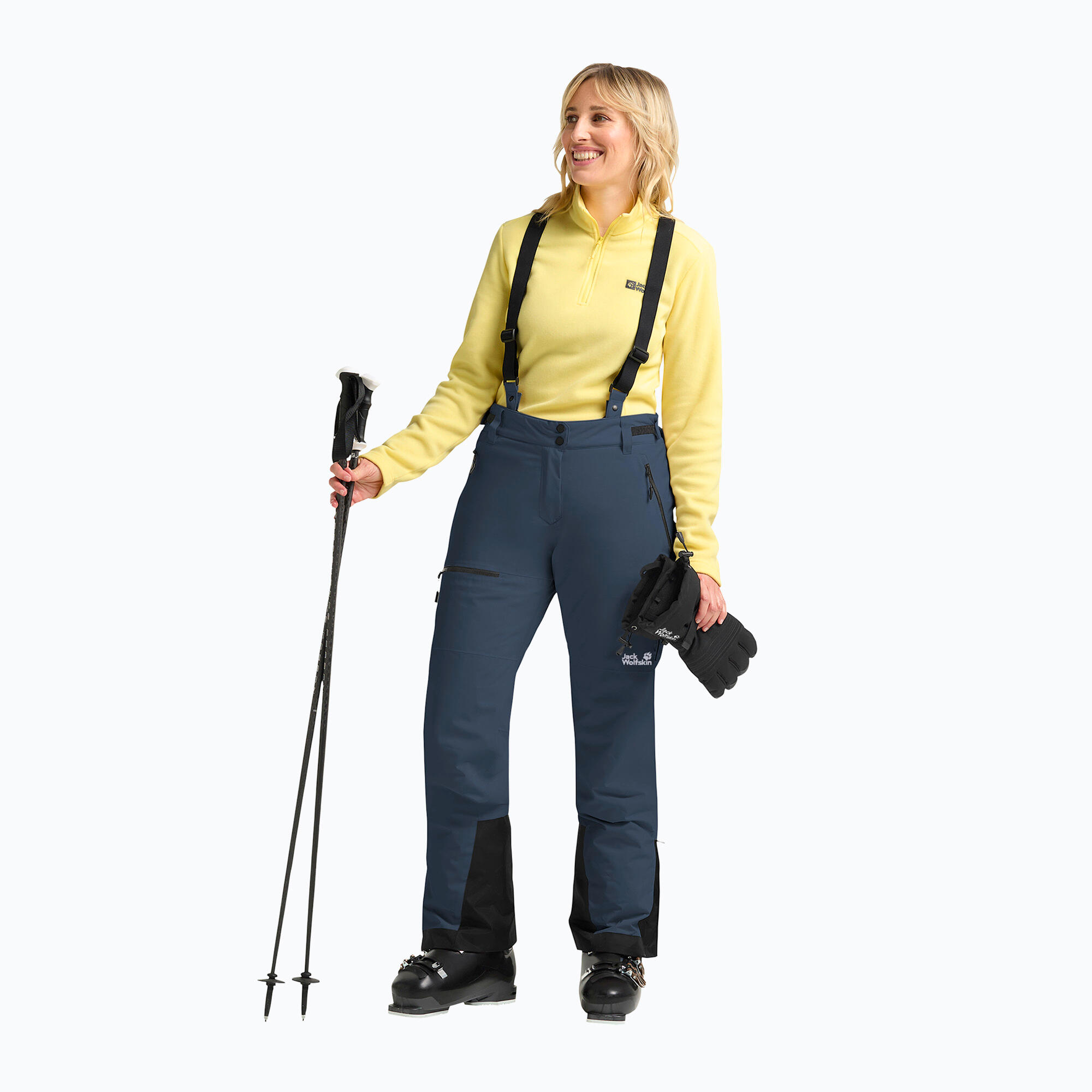 Pantaloni da sci da donna Jack Wolfskin Flowline Pro 2L Ins 2/7