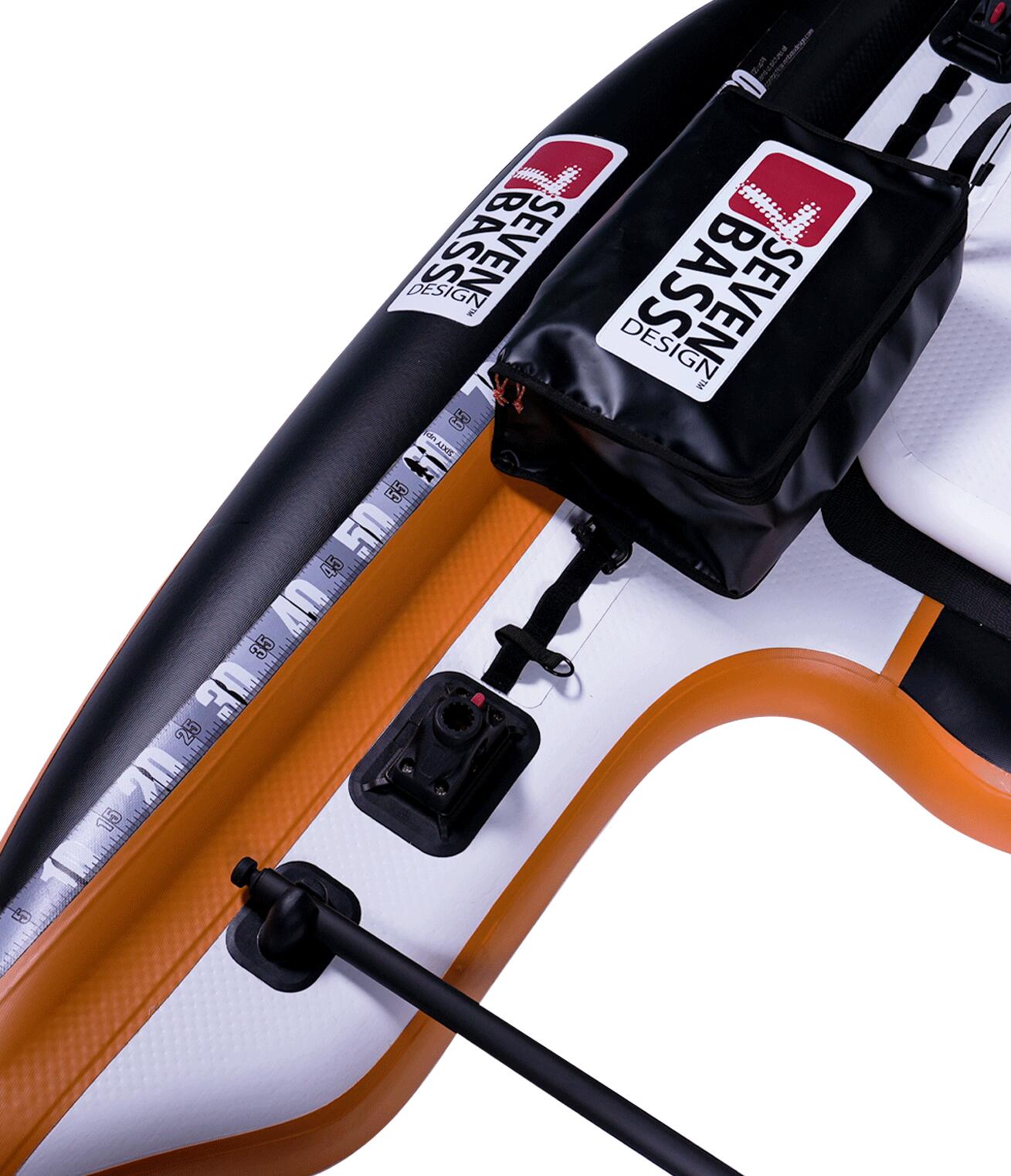 Float tube FLATFORM - BLACK ORANGE 7/7
