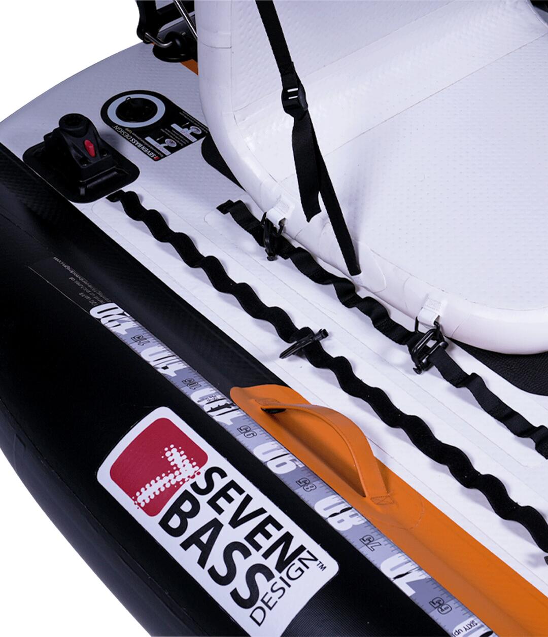 Float tube FLATFORM - BLACK ORANGE 6/7